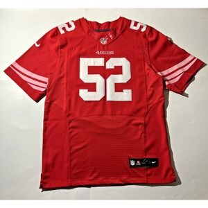 Official NFL San Francisco 49ers Patrick Willis #52 Nike Jersey Red - Size 44